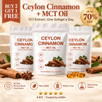 MOTS Ceylon Cinnamon + MCT Oil bundle, buy 2 get 1 free